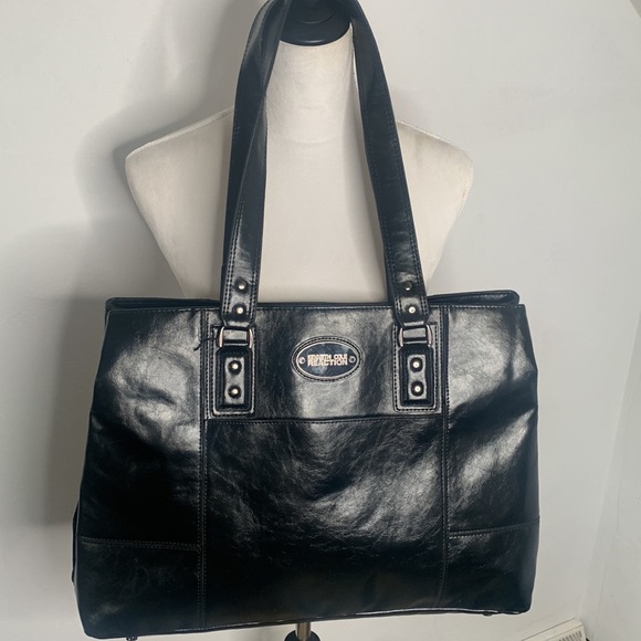 Kenneth Cole Reaction computer Tote Bag style 9959-52bk TRIPLE GUSSET 15.4". - Picture 15 of 16